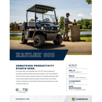 2026 CUSHMAN HAULER 800 - ELITE  2.2 (BRIGHT WHITE)