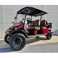 2026 E-Z-GO EXPRESS 6 ELiTE 4.2 SUMMIT XTL (INFERNO RED)