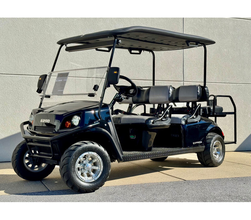 2018 E-Z-GO EXPRESS S6 72V LITHIUM ION LSV (BLACK)