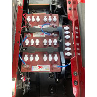2027 E-Z-GO RXV VALOR 4 48V S+ PKG (INFERNO RED)