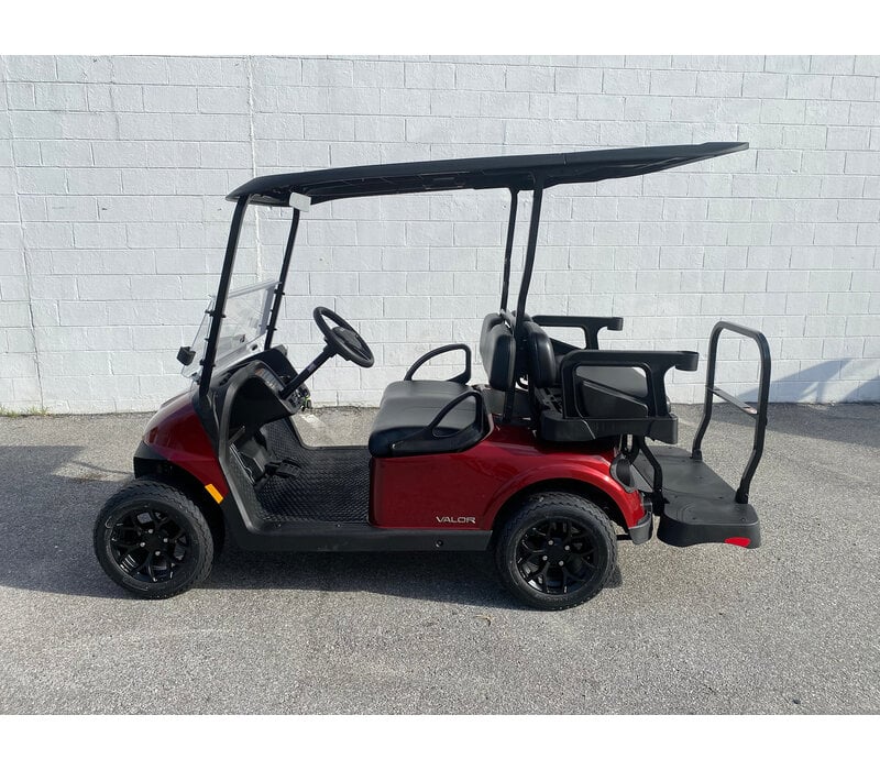 2027 E-Z-GO RXV VALOR 4 48V S+ PKG (INFERNO RED)