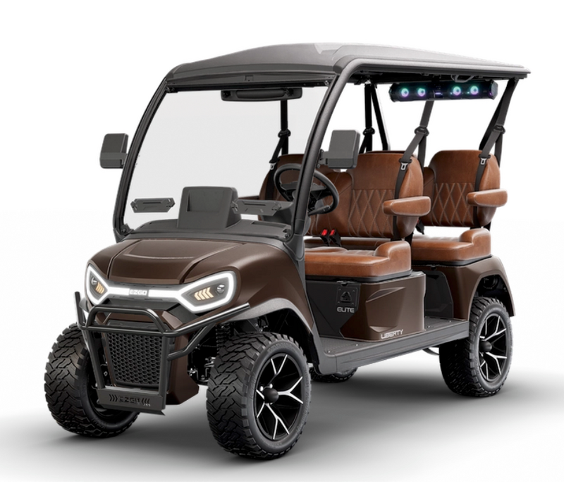 2027 E-Z-GO LIBERTY 4F XTL (MATTE BROWN)