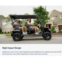 2027 E-Z-GO LIBERTY 4F XTL (MATTE BLUE)