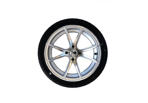 E-Z-GO 14" APOLLO SILVER / 205/35-14 KZT RADIAL TIRE