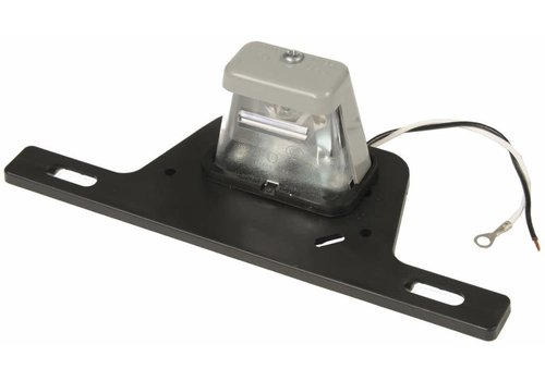 LICENSE PLATE BRACKET W/ LIGHTED TAG LAMP