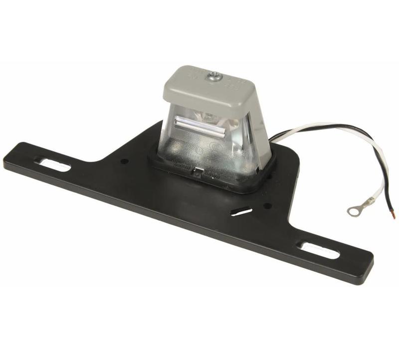 LICENSE PLATE BRACKET W/ LIGHTED TAG LAMP