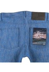 Naked & Famous Mens Easy Guy Blue Storm Slub Jeans Naked & Famous Mens Easy Guy Blue Storm Slub Jeans