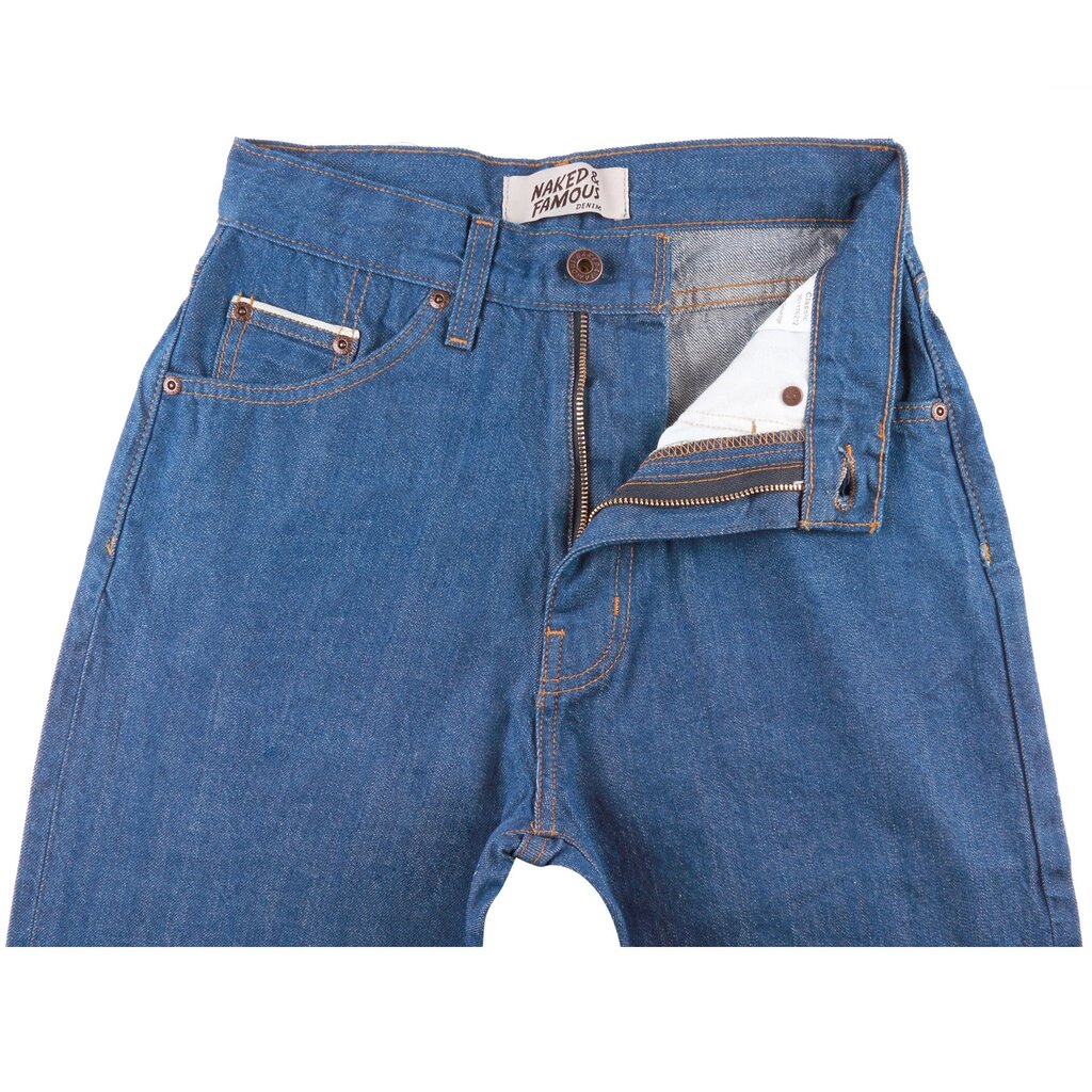 L Naked&Famous Classic Clear Blue Selvedge - Franklin Road Apparel Company