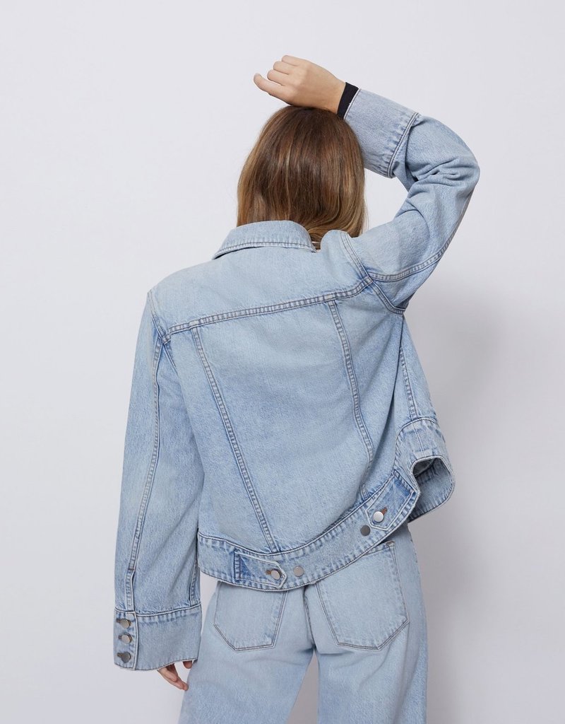 ladies tailored denim jacket
