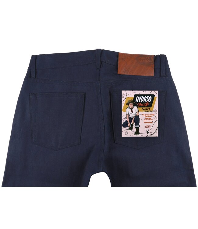 Naked & Famous Naked & Famous Weird Guy Indigo Duck Canvas Selvedge