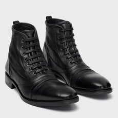 John Varvatos Stanley Tall Lace Boot in Black for Men