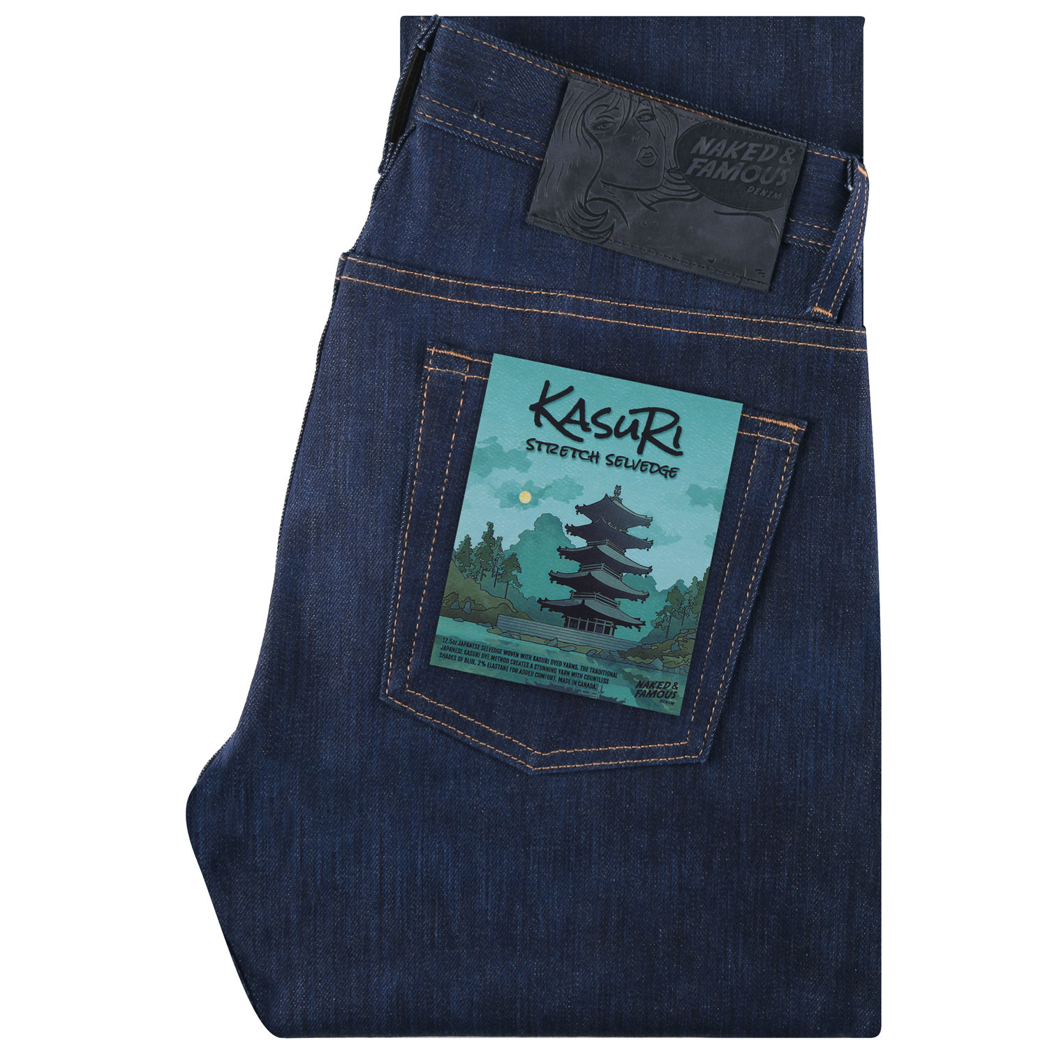weird guy kasuri selvedge