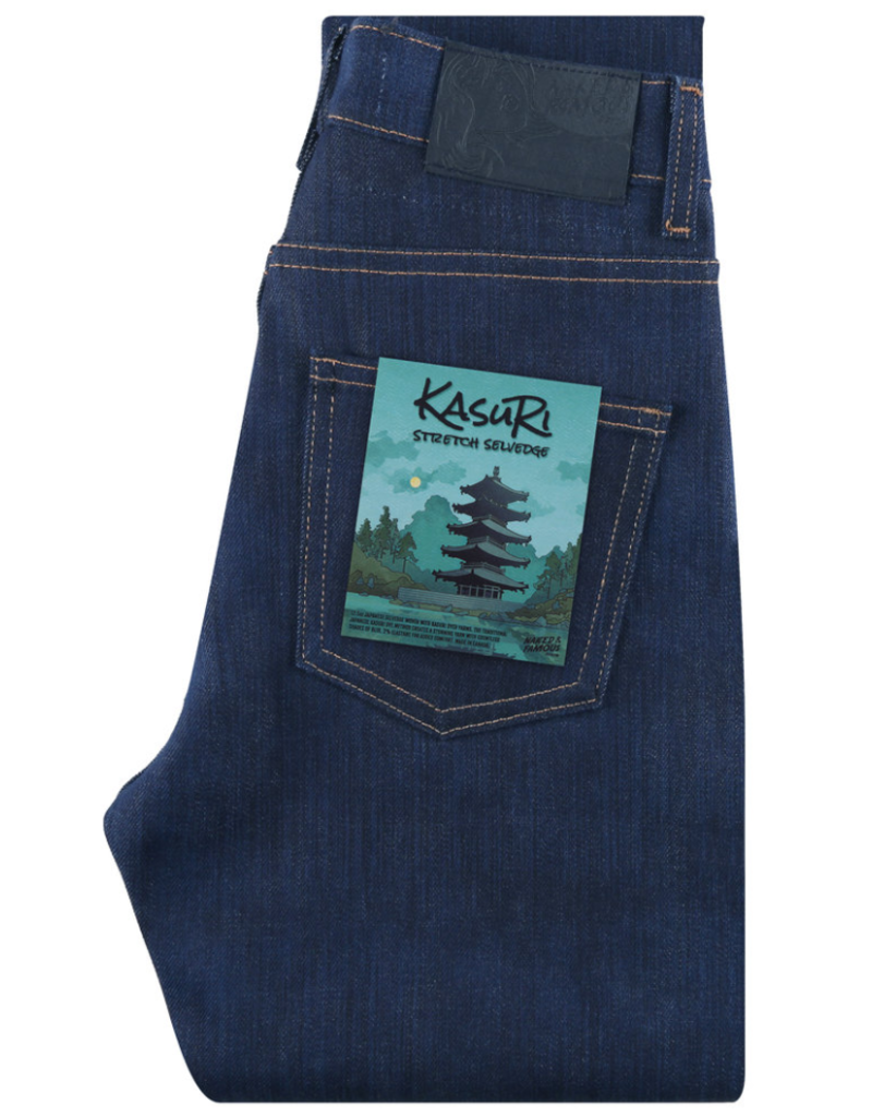Kasuri stretch selvedge Clearance