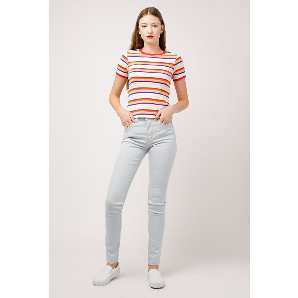 Naked & Famous High Skinny Powder Blue Power Stretch Jean