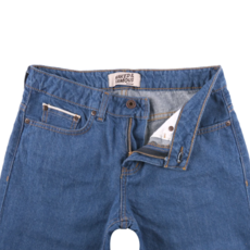 Naked & Famous Boyfriend Clear Blue Selvedge Jean