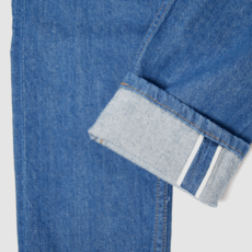 Naked & Famous Boyfriend Clear Blue Selvedge Jean