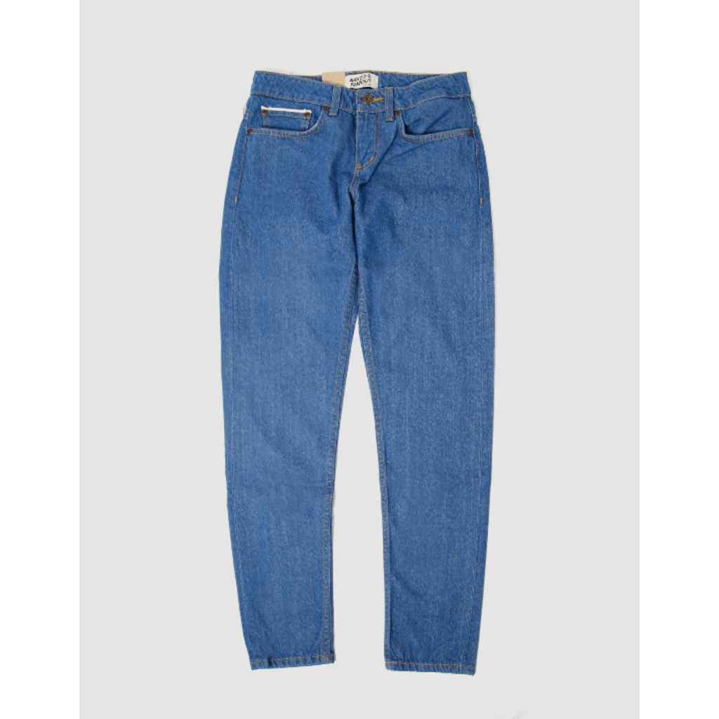 Naked & Famous Boyfriend Clear Blue Selvedge Jean