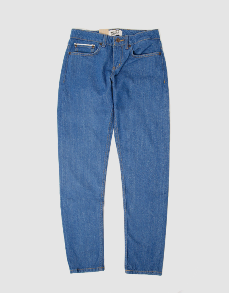 naked and famous clear blue selvedge