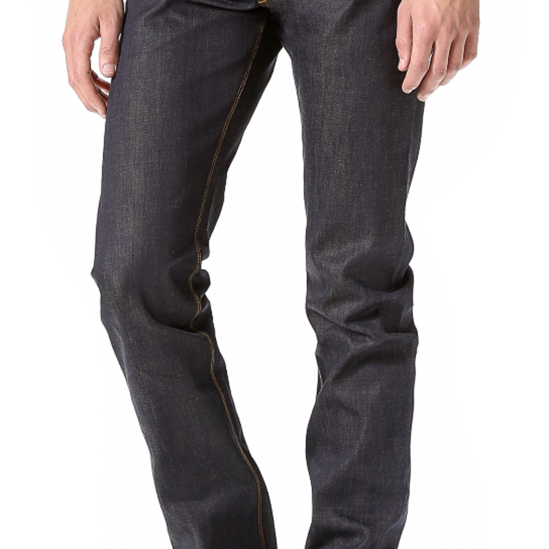 Raleigh Workshop Men's Denim Jeans | Rowan in Pointalist Denim Stripe | Size 31 | 100% Cotton