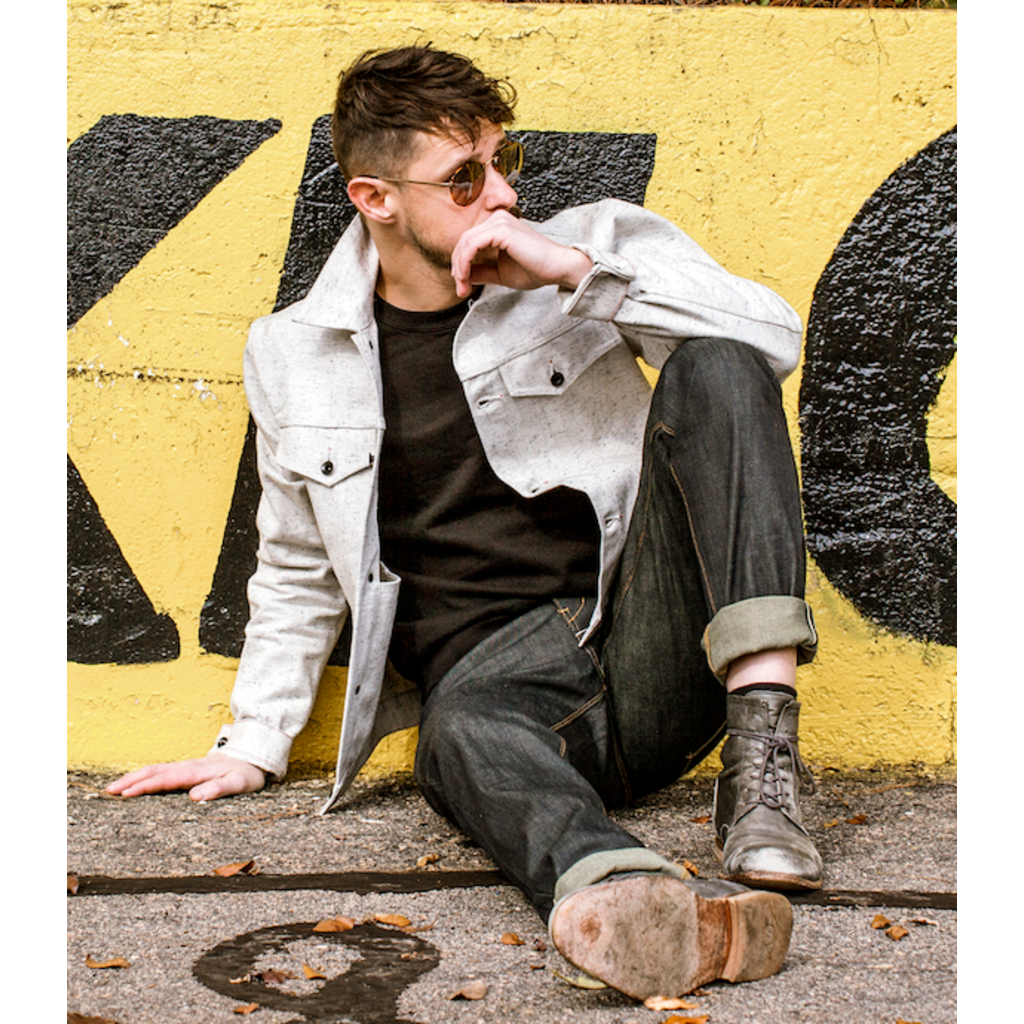 Raleigh Denim Workshop Raleigh Limited Edition Natural Heather Denim Jacket