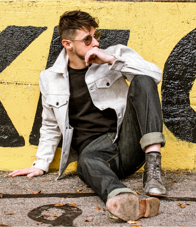 Raleigh Denim Workshop Raleigh Limited Edition Natural Heather Denim Jacket