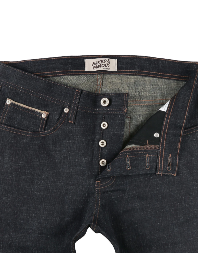 slub stretch selvedge