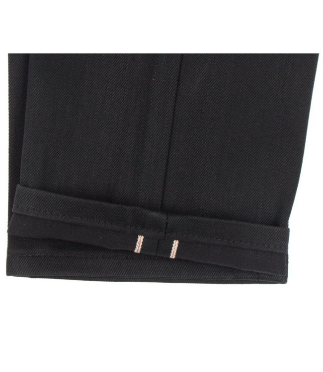 Naked & Famous Naked & Famous Super Skinny Guy Solid Black Selvedge Jean