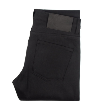 Naked & Famous Naked & Famous Super Skinny Guy Solid Black Selvedge Jean