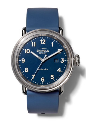Shinola Shinola Detrola 43mm  Daily Wear Stainless /Blue
