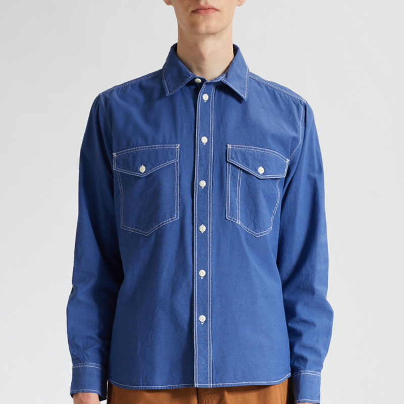 Wood Wood Wood Wood Avenir Chambray Shirt