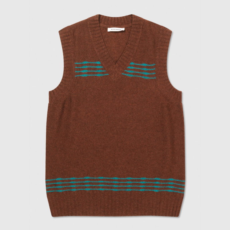 Wood Wood Wood Wood Bruno Stripe Vest