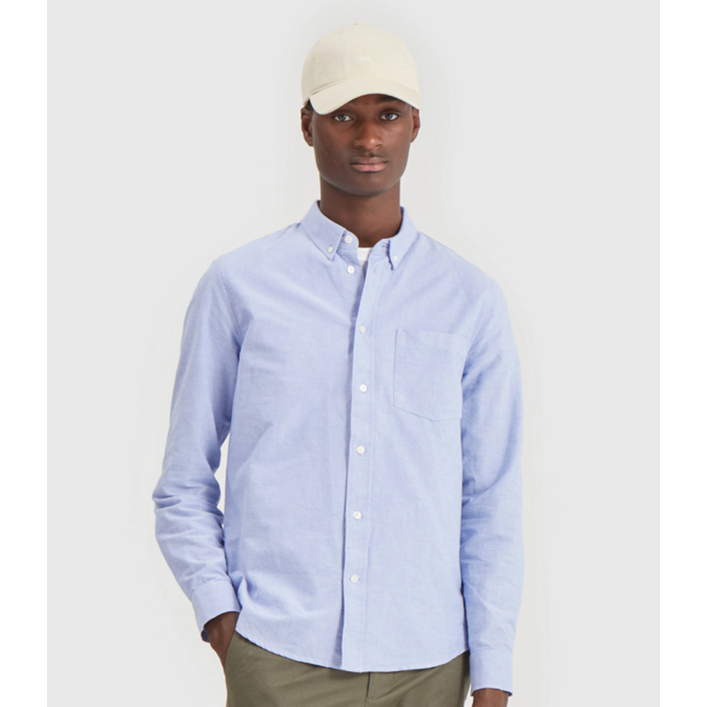 Wood Wood Adam Oxford Longsleeve Shirt - Franklin Road Apparel Company