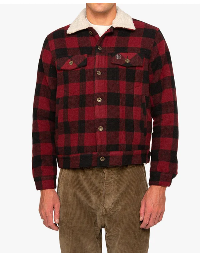 Deus Ex Machina Mikey Plaid Trucker Jacket - Franklin Road Apparel Company