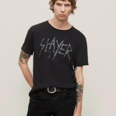 John Varvatos John Varvatos Raw Edge Printed Crew