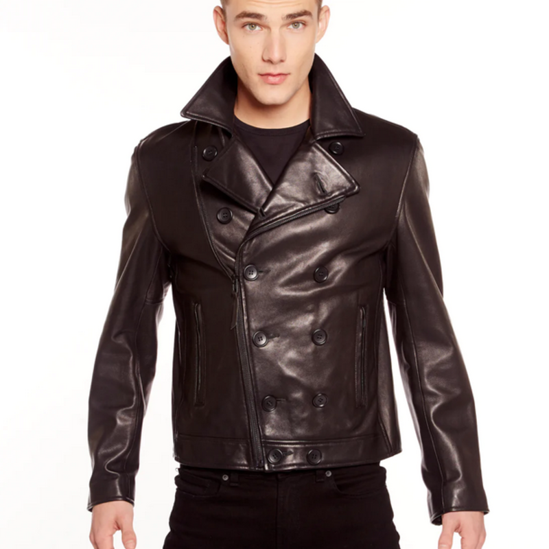 David Thomas David Thomas Brandon Leather Moto Jacket