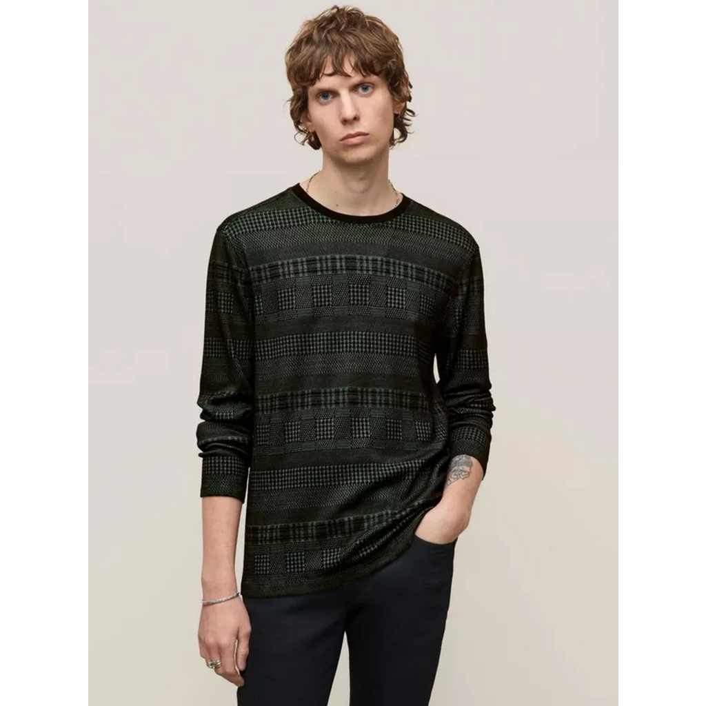 John varvatos top long sleeve shirt