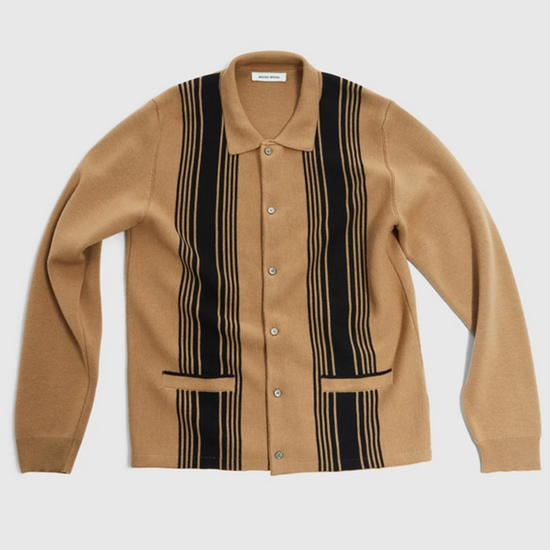 Wood Wood Wood Wood Chester Stripe Cardigan