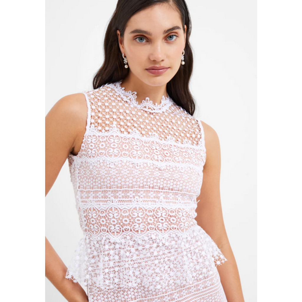 French Connection French Connection Ramona Lace Jersey Dress