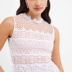 French Connection French Connection Ramona Lace Jersey Dress