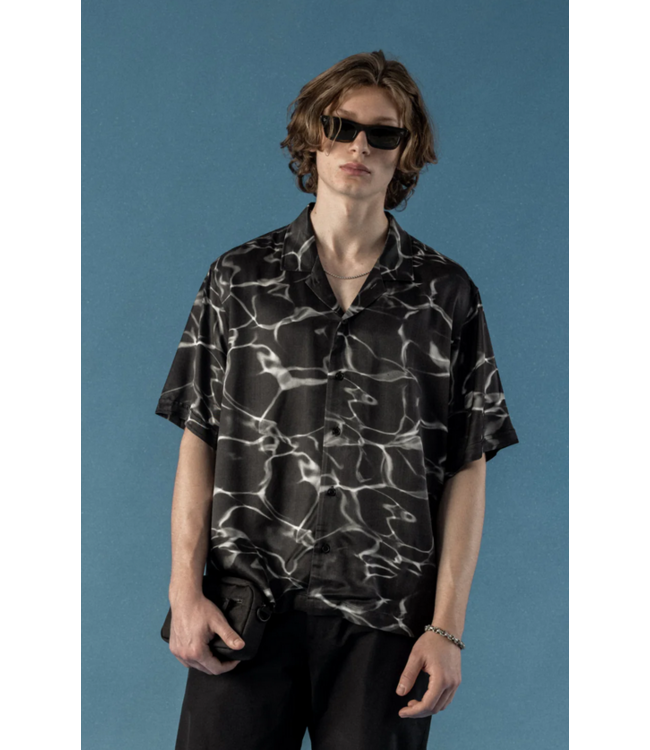 STAMPD Printed Camp Collar Buttondown