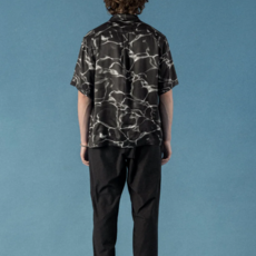 STAMPD Printed Camp Collar Buttondown