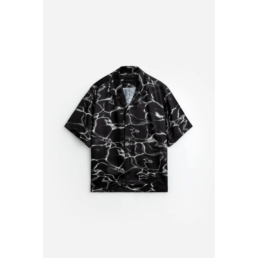 STAMPD Printed Camp Collar Buttondown