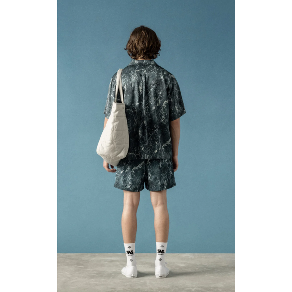 STAMPD Printed Camp Collar Buttondown