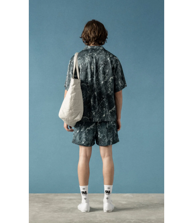 STAMPD Printed Camp Collar Buttondown