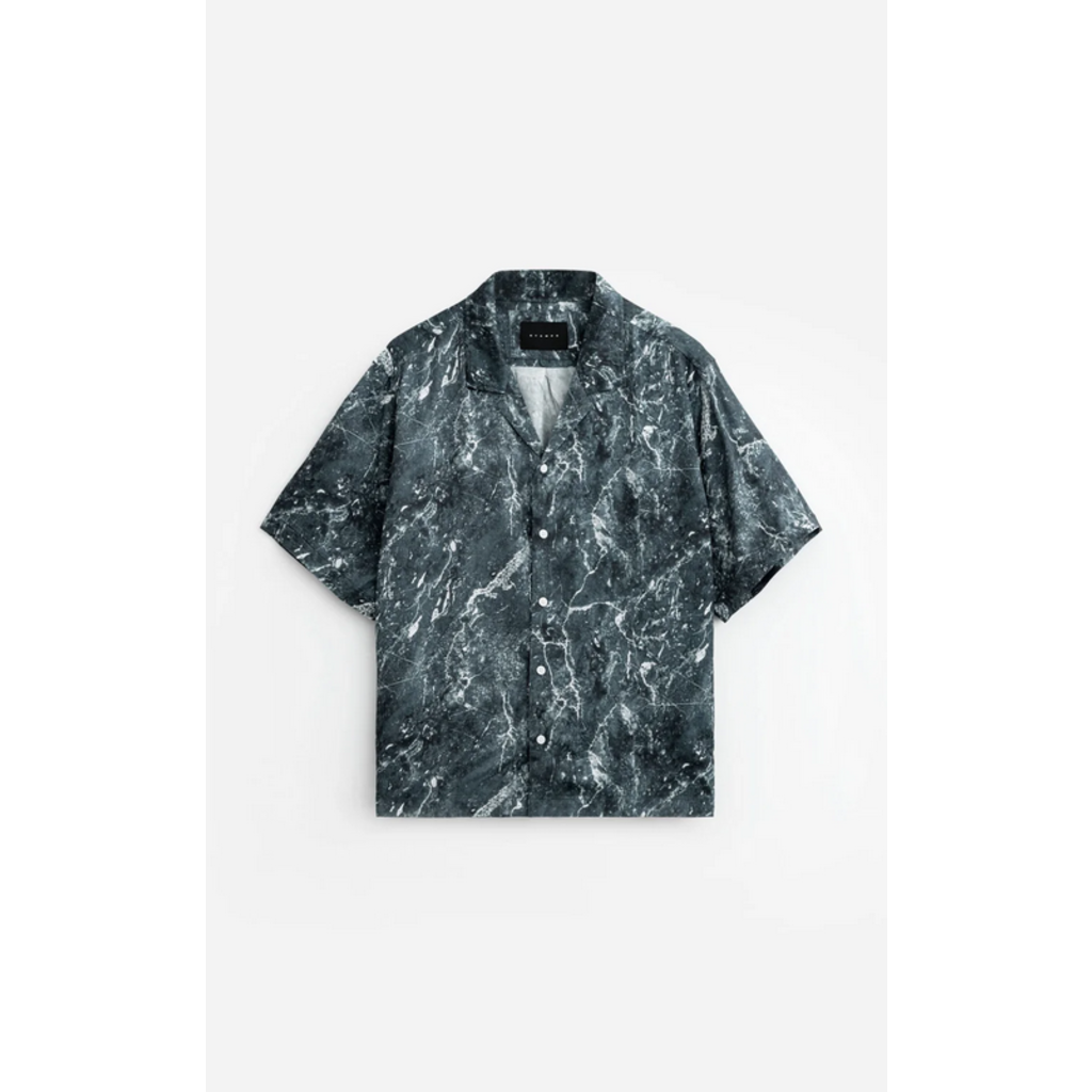 Stampd STAMPD Printed Camp Collar Buttondown