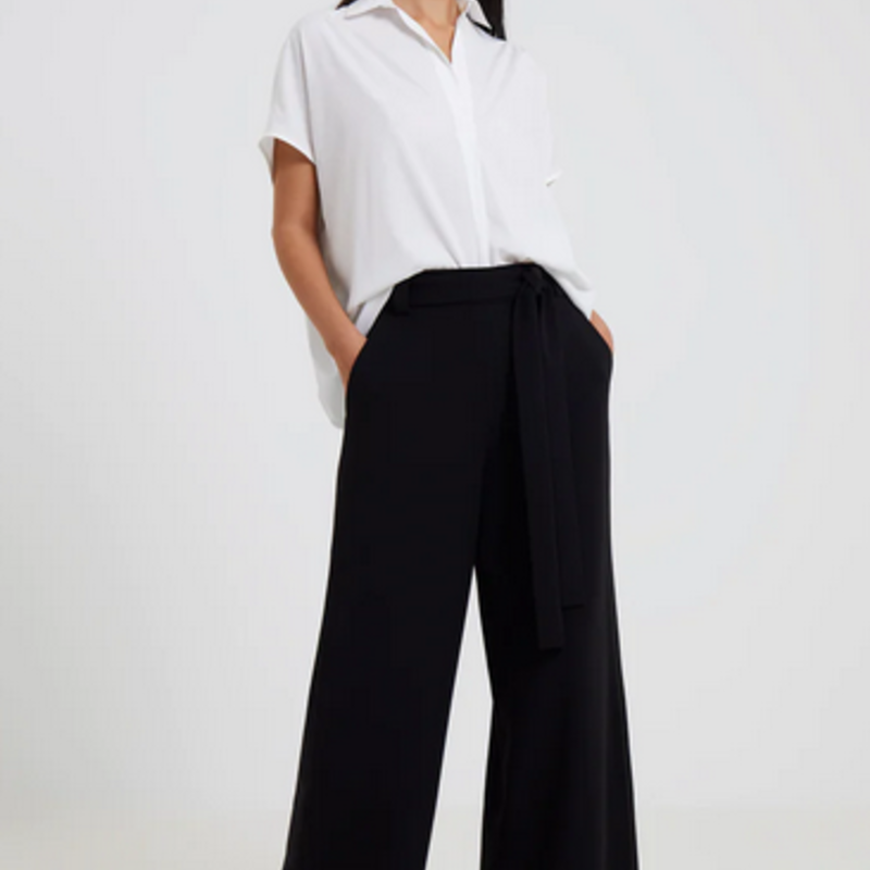 French Connection French Connection Whisper Belted Palazzo Trousers
