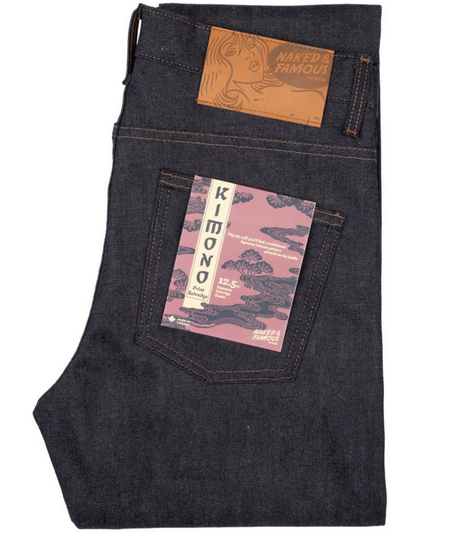 Naked & Famous Naked & Famous Kimono Print Selvedge