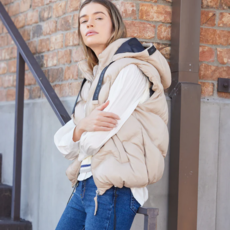 MAURITIUS Namica Hood Puffer Vest