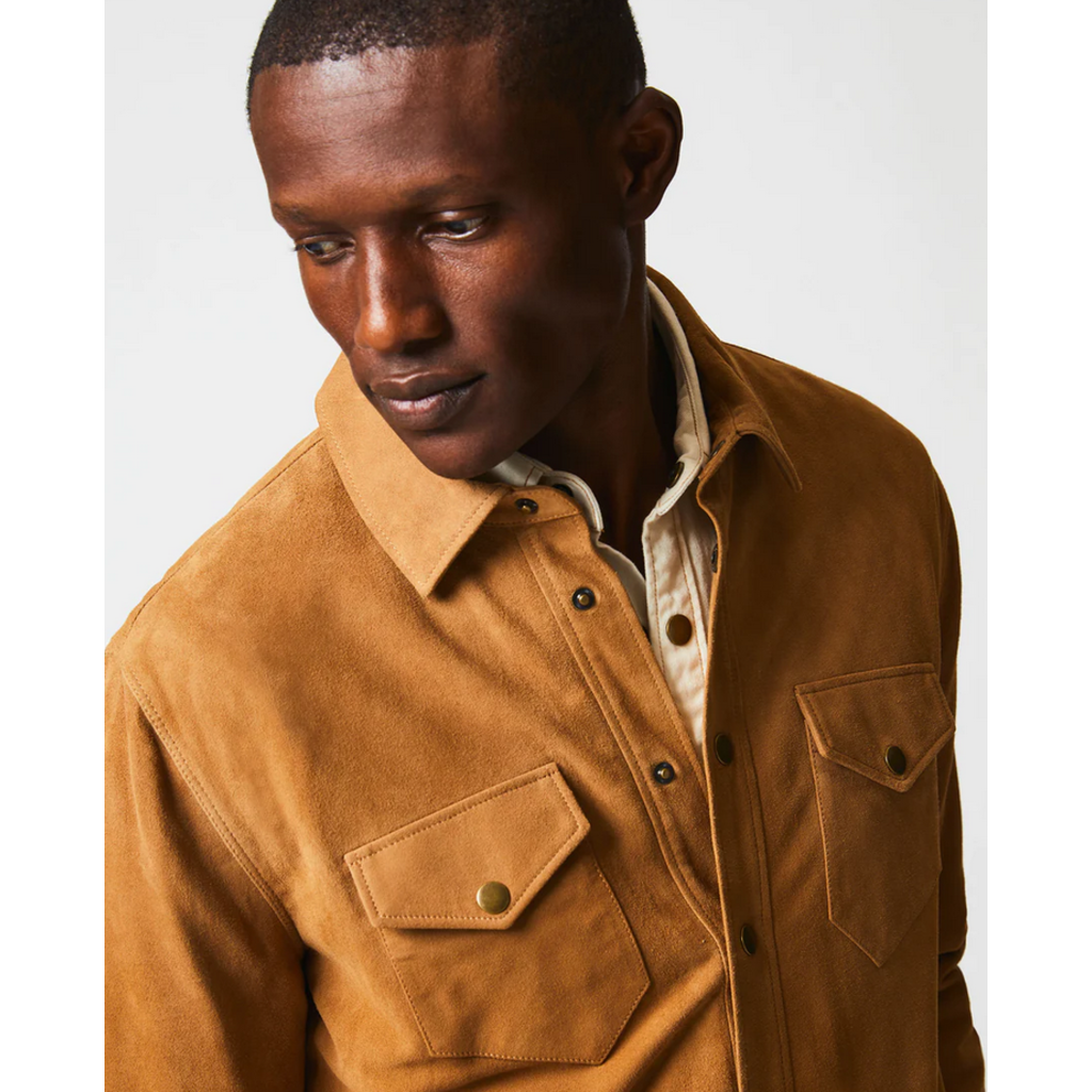 Billy Reid Savoy Suede Workshirt Franklin Road Apparel Company