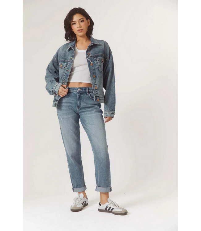 Ladies Level 99 Level 99 Sienna Slouchy Tomboy Jean